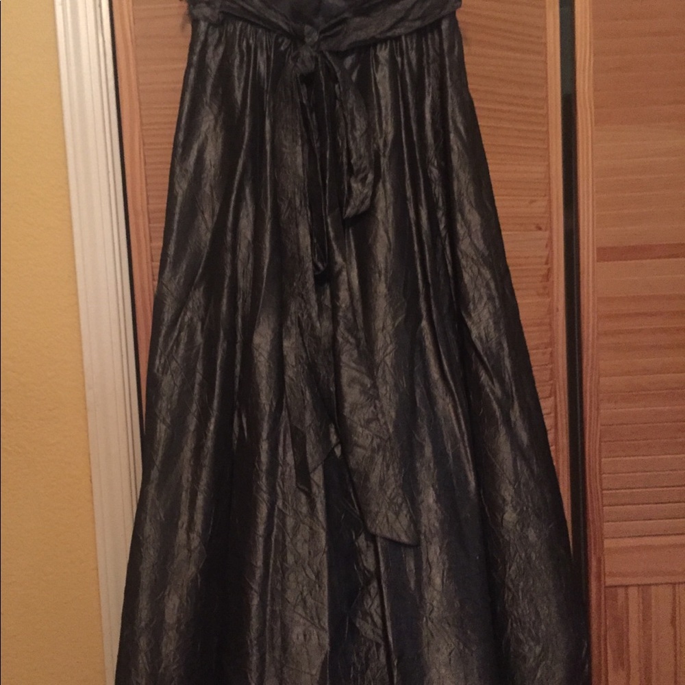 Skirt-Lady Hampton romantic gray multi layer skirt